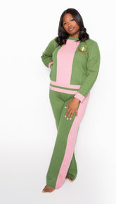 Olive Pants Set